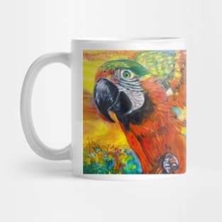 Red Macaw Mug